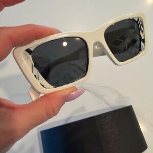 Prada White Sunglasses